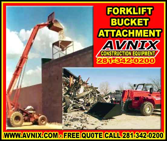 Forklift Bucket Attachment For Sale
