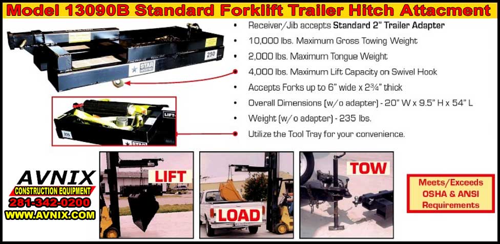 Affordable Trailer Hitch Attachment For Forklift At Wholesale Prices