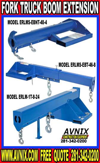 Fork Truck Boom Extensions Sale