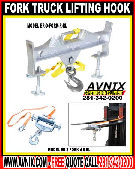Fork Truck Lifting Hook For Sale Discount Wholesale Prices
