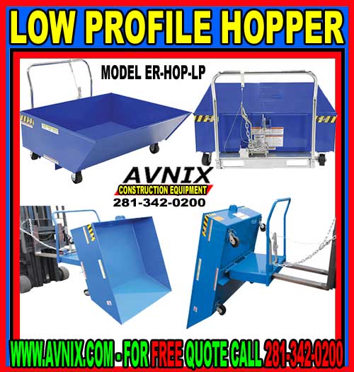 Low Profile Hopper For Sale At A Discount