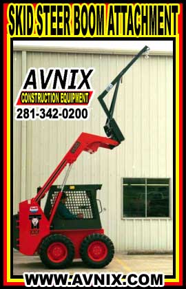 Skid Steer Boom Attachment For Sale