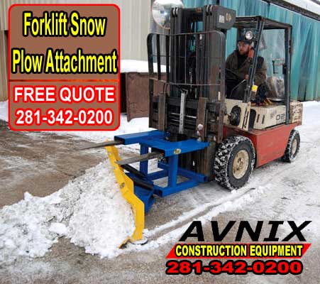 Forklift Snow Plow Attachment For Sale Cheap Discount Pricing