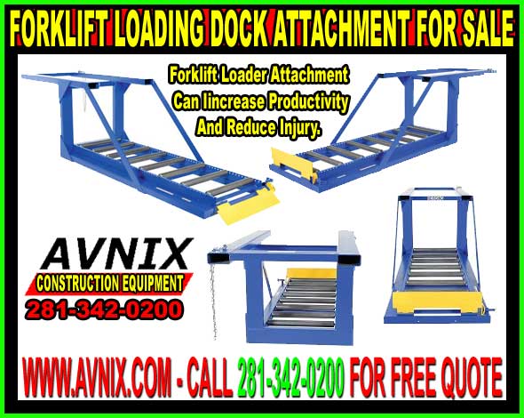 Discount Forklift Loading Dock Attachment For Sale Cheap Wholesale Prices
