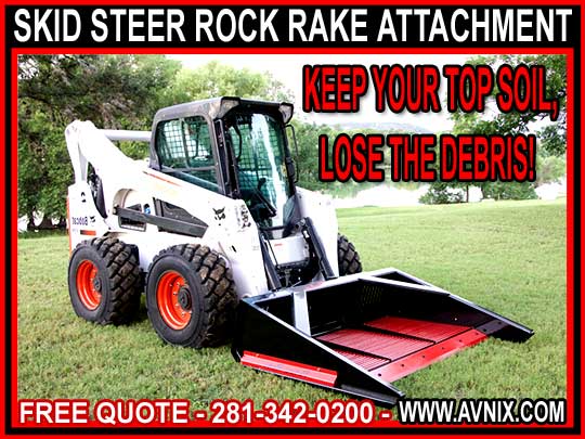 Wholesale Rock Rake Attachment For Skid Steer For Sale - Cheap Manufacturer Direct Pricing - Versa Rake