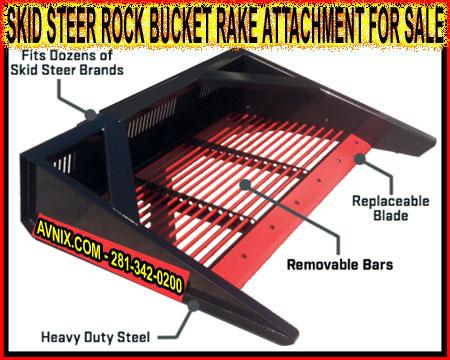 Wholesale Skid Steer Rock Bucket Sifter Attachment For Sale - Manufacturer Direct Pricing