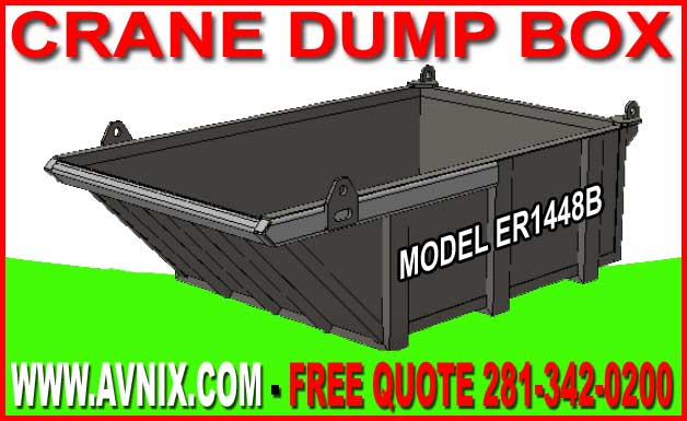 Industrial Crane Dump Box For Sale Direct From The Manufacturer Guarantees Lowest Price